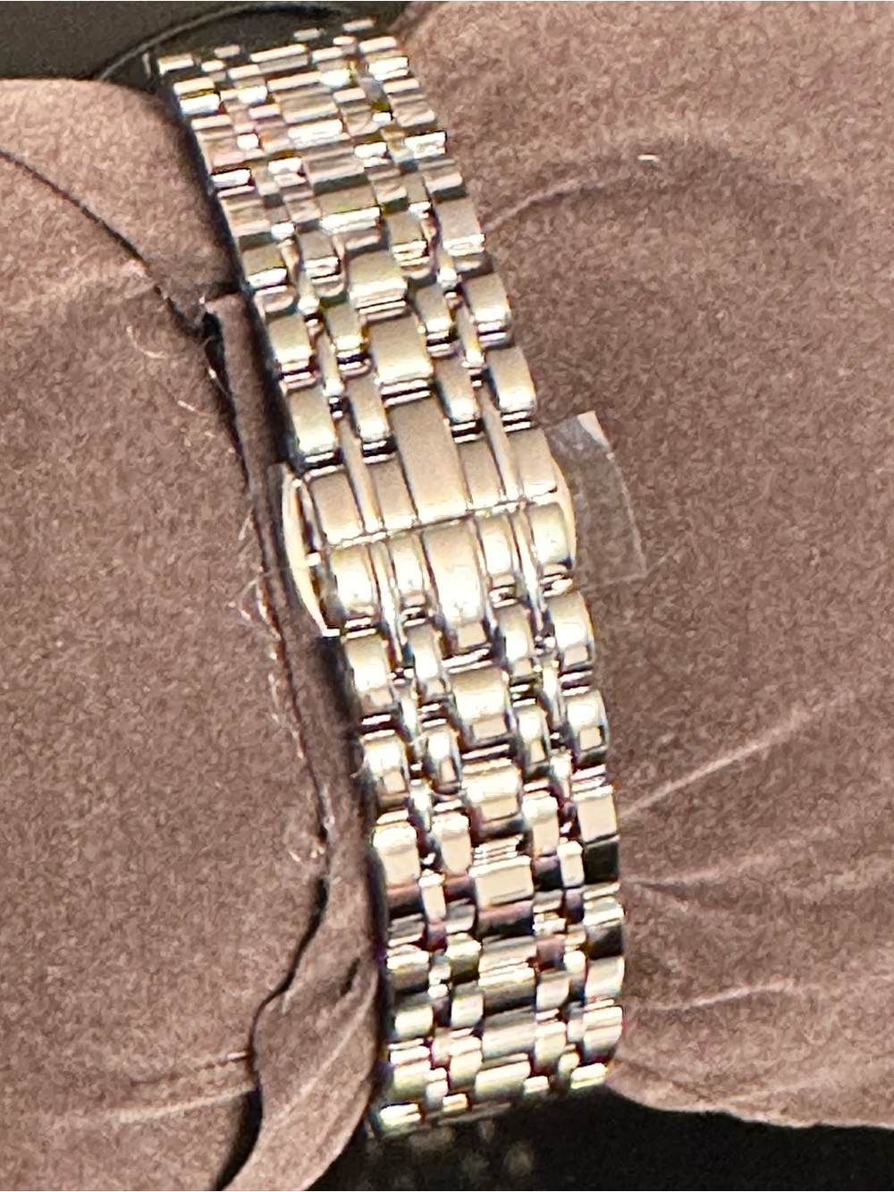 Bulova Watch with Deep Blue Rectangular Dial - Picture 7 of 10
